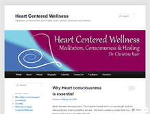 Tablet Screenshot of heartcenteredwellness.org